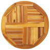 Dessus de table Ø60x2 cm rond bois massif d'acacia 562262562262