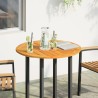 Dessus de table Ø80x2,2 cm rond bois massif d'acacia 562263562263