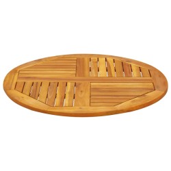 Dessus de table Ø80x2,2 cm rond bois massif d'acacia 562263562263