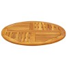 Dessus de table Ø80x2,2 cm rond bois massif d'acacia 562263562263
