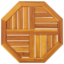 Dessus de table 50x50x2 cm octogonal bois massif d'acacia 562264562264