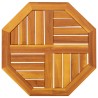 Dessus de table 50x50x2 cm octogonal bois massif d'acacia 562264562264