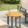 Dessus de table 50x50x2 cm octogonal bois massif d'acacia 562264562264