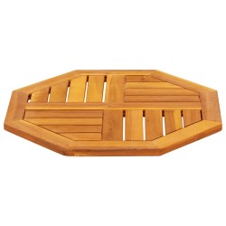 Dessus de table 50x50x2 cm octogonal bois massif d'acacia 562264562264