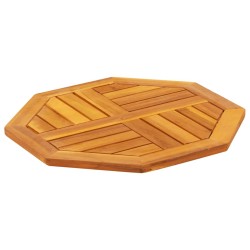 Dessus de table 50x50x2 cm octogonal bois massif d'acacia 562264562264