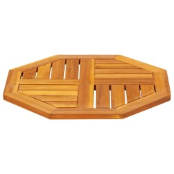 Dessus de table 50x50x2 cm octogonal bois massif d'acacia 562264562264