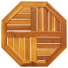 Dessus de table 50x50x2 cm octogonal bois massif d'acacia 562264562264