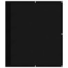 Écran de balcon noir 120x1000 cm 100% polyester oxford 562268562268