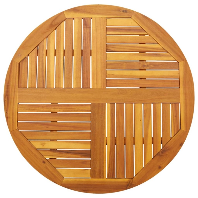 Dessus de table Ø90x2,2 cm rond bois massif d'acacia 562270562270