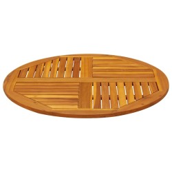 Dessus de table Ø90x2,2 cm rond bois massif d'acacia 562270562270