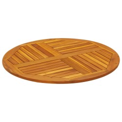 Dessus de table Ø90x2,2 cm rond bois massif d'acacia 562270562270