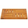 Dessus de table 40x40x2 cm carré bois massif d'acacia 562271562271