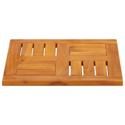 Dessus de table 40x40x2 cm carré bois massif d'acacia 562271562271