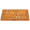 Dessus de table 40x40x2 cm carré bois massif d'acacia 562271562271