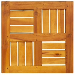 Dessus de table 40x40x2 cm carré bois massif d'acacia 562271562271