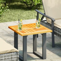 Dessus de table 50x50x2 cm carré bois massif d'acacia 562272562272