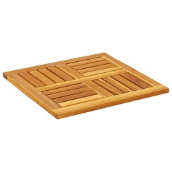 Dessus de table 50x50x2 cm carré bois massif d'acacia 562272562272