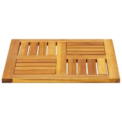Dessus de table 50x50x2 cm carré bois massif d'acacia 562272562272
