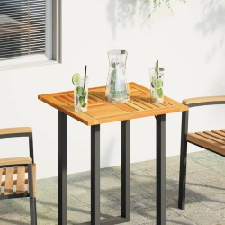 Dessus de table 60x60x2 cm carré bois massif d'acacia 562273562273