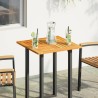 Dessus de table 60x60x2 cm carré bois massif d'acacia 562273562273