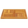 Dessus de table 60x60x2 cm carré bois massif d'acacia 562273562273