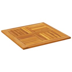 Dessus de table 60x60x2 cm carré bois massif d'acacia 562273562273
