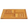 Dessus de table 60x60x2 cm carré bois massif d'acacia 562273562273
