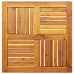 Dessus de table 70x70x2 cm carré bois massif d'acacia 562274562274
