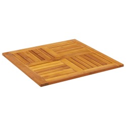Dessus de table 70x70x2 cm carré bois massif d'acacia 562274562274