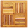 Dessus de table 70x70x2 cm carré bois massif d'acacia 562274562274