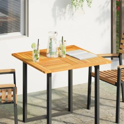 Dessus de table 80x80x2,2 cm carré bois massif d'acacia 562275562275