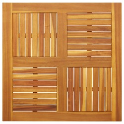 Dessus de table 80x80x2,2 cm carré bois massif d'acacia 562275562275