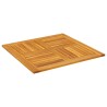 Dessus de table 80x80x2,2 cm carré bois massif d'acacia 562275562275