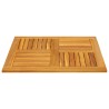 Dessus de table 80x80x2,2 cm carré bois massif d'acacia 562275562275