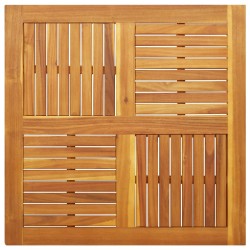 Dessus de table 90x90x2,2 cm carré bois massif d'acacia 562276562276