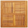 Dessus de table 90x90x2,2 cm carré bois massif d'acacia 562276562276