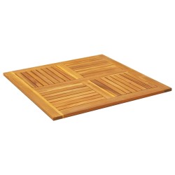 Dessus de table 90x90x2,2 cm carré bois massif d'acacia 562276562276