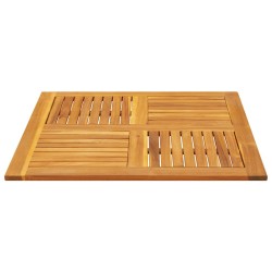 Dessus de table 90x90x2,2 cm carré bois massif d'acacia 562276562276
