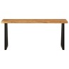 Banc avec bord vivant 105 cm bois d'acacia massif 562283562283
