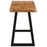 Banc avec bord vivant 105 cm bois d'acacia massif 562283562283