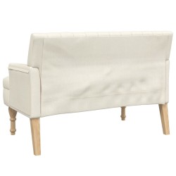 Banc avec coussins 113x64,5x75,5 cm lin 562288562288
