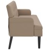Banc avec dossier cappuccino 112x65,5x75 cm similicuir 562290562290