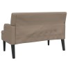 Banc avec dossier cappuccino 112x65,5x75 cm similicuir 562290562290
