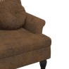 Banc avec coussins Marron 120,5 x 65 x 75 cm Similicuir 562291562291