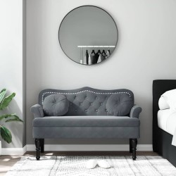 Banc avec coussins Gris foncé 120,5x65x75 cm Velours 562305562305