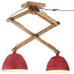 Plafonnier 25 W rouge délavé 29x18x85 cm E27 562307562307