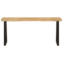 Banc avec bord vivant 105 cm bois de manguier massif 562312562312