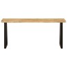 Banc avec bord vivant 105 cm bois de manguier massif 562312562312