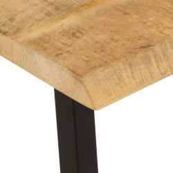 Banc avec bord vivant 105 cm bois de manguier massif 562312562312