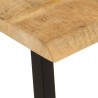 Banc avec bord vivant 105 cm bois de manguier massif 562312562312